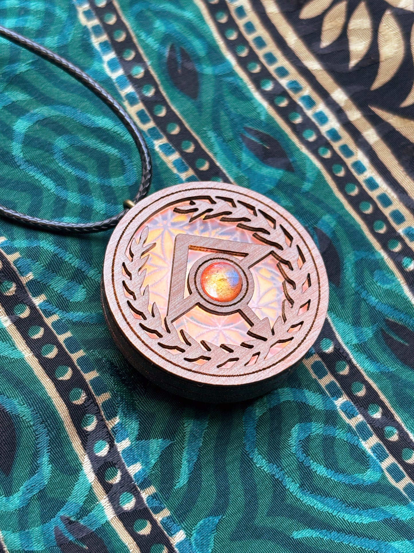Tree | Etched Acrylic LED Pendant